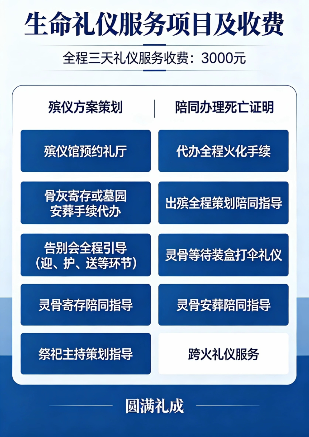 全程三天礼仪服务